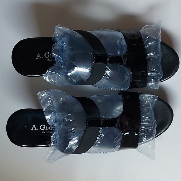 Black platform wedge by A. Gianetti, GUC, size 41 EU - Picture 4 of 12